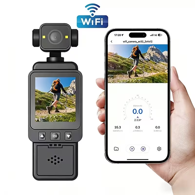 Cycling Gear Helmet - Kamera sportowa z funkcją Pocket WiFi,