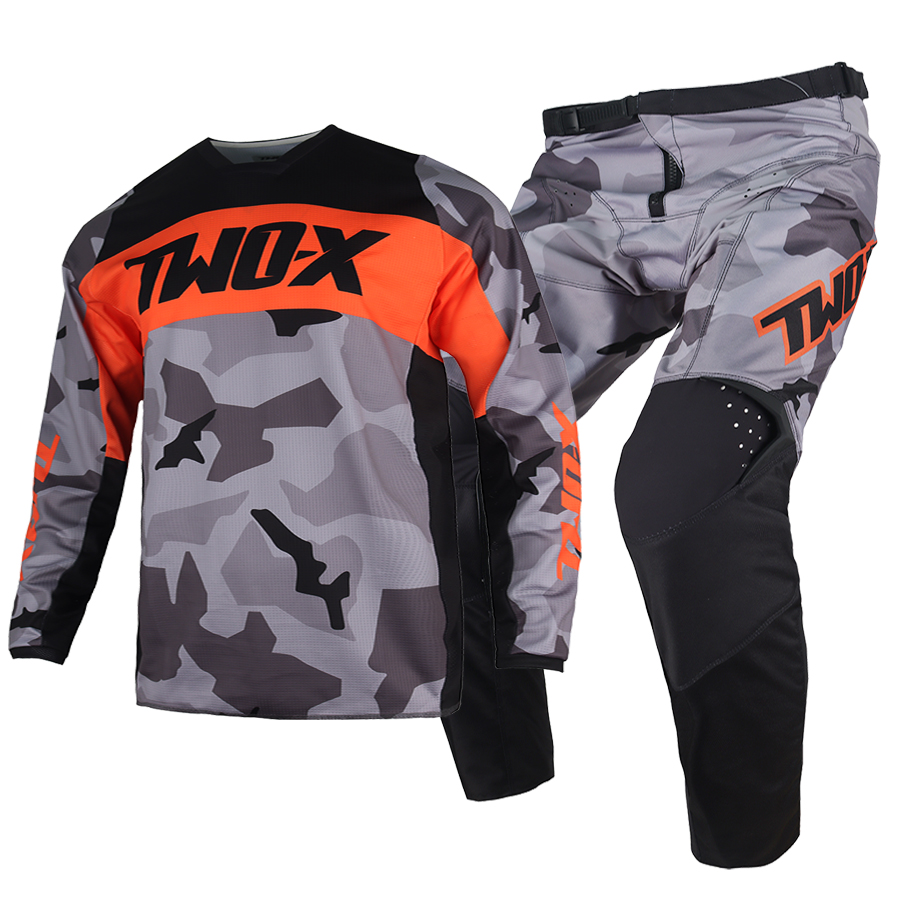 Cycling Gear Kit - Nowy Zestaw Motocrossowy dla Dzieci: Koszulka