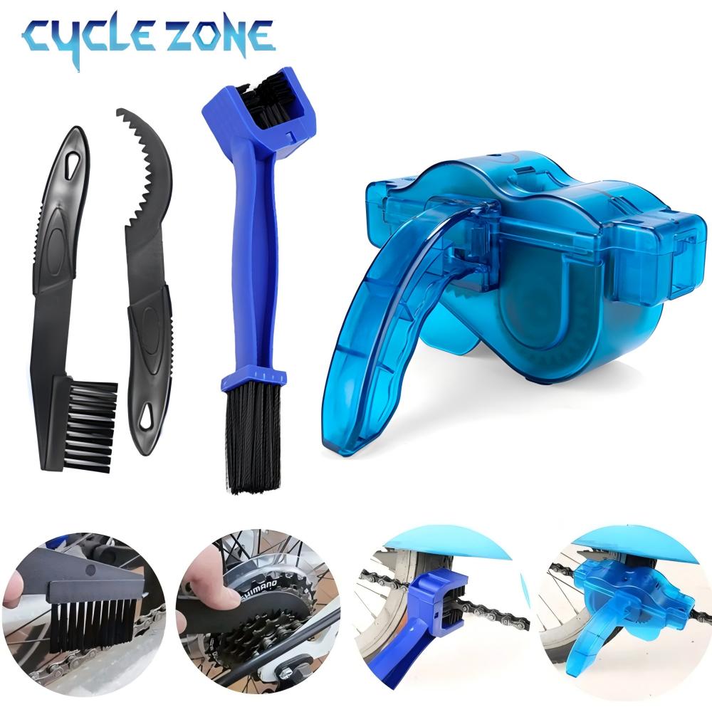 Cycling Gear Kit - Szczotka do czyszczenia łańcucha rowerowego, szczotka
