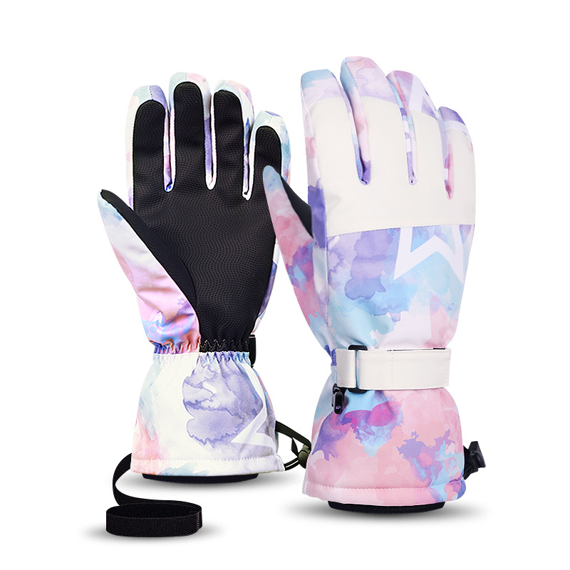 Cycling Gear Weather - Rękawice zimowe rowerowe antypoślizgowe dotykowe wodoodporne