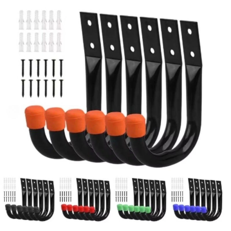 Cycling Gear Wall Hanger - 6 sztuk/zestaw rowerowe haki do montażu