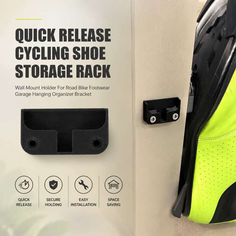 Cycling Gear Wall Hanger - Szybkozłączny uchwyt ścienny na buty rowerowe