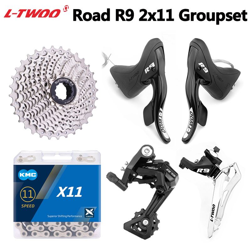 Cycling Gear Kit - Przerzutki szosowe LTWOO R9 2x11 biegów