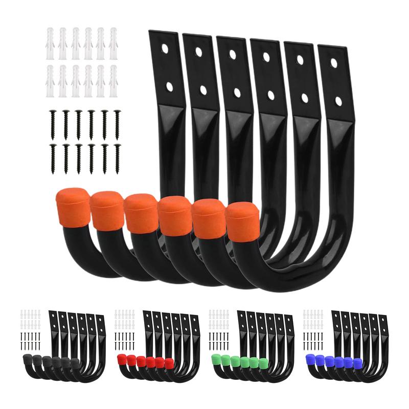 Cycling Gear Wall Hanger - 6 sztuk/zestaw rowerowe haki do montażu