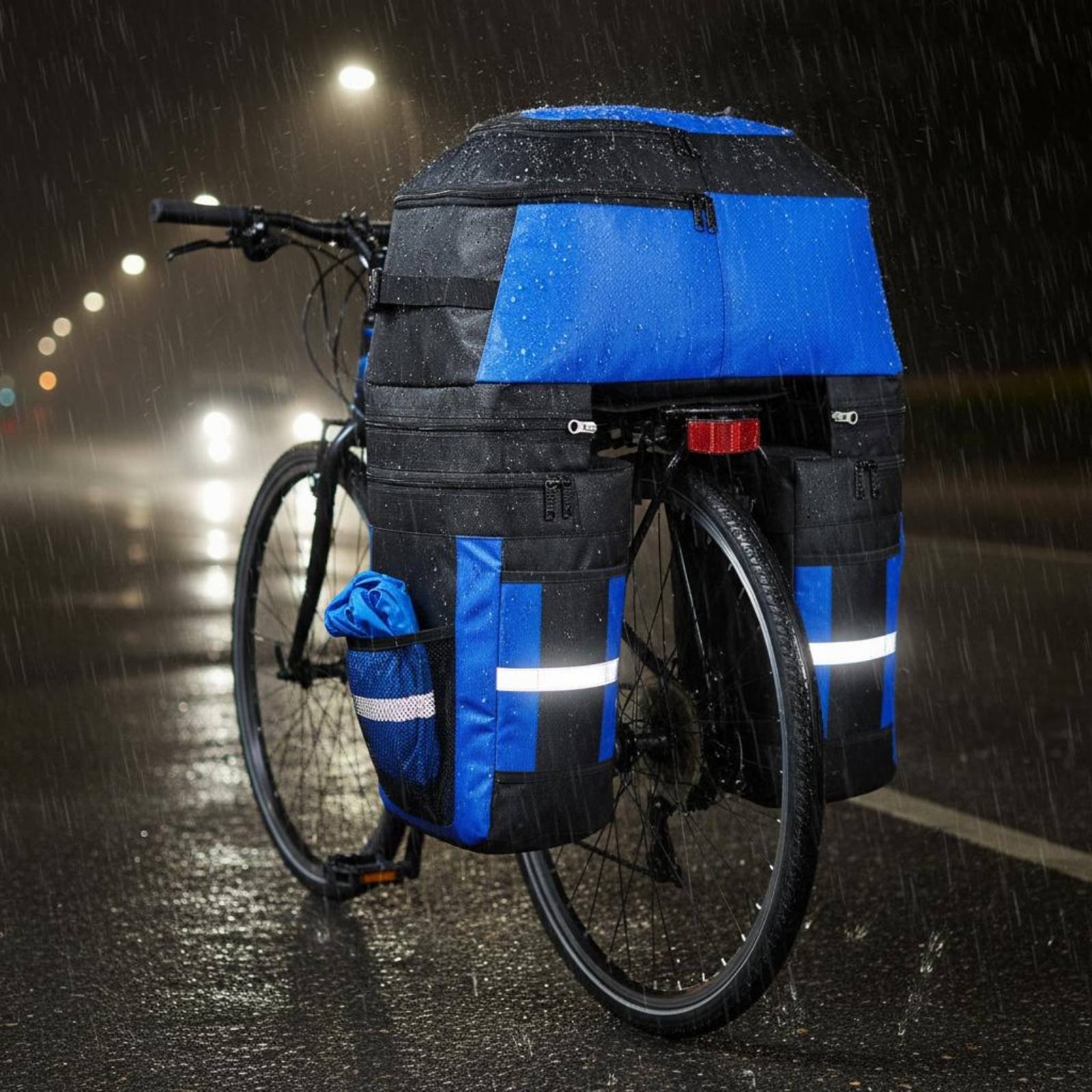 Cycling Gear Weather - Pokrowiec przeciwdeszczowy na sakwy rowerowe na
