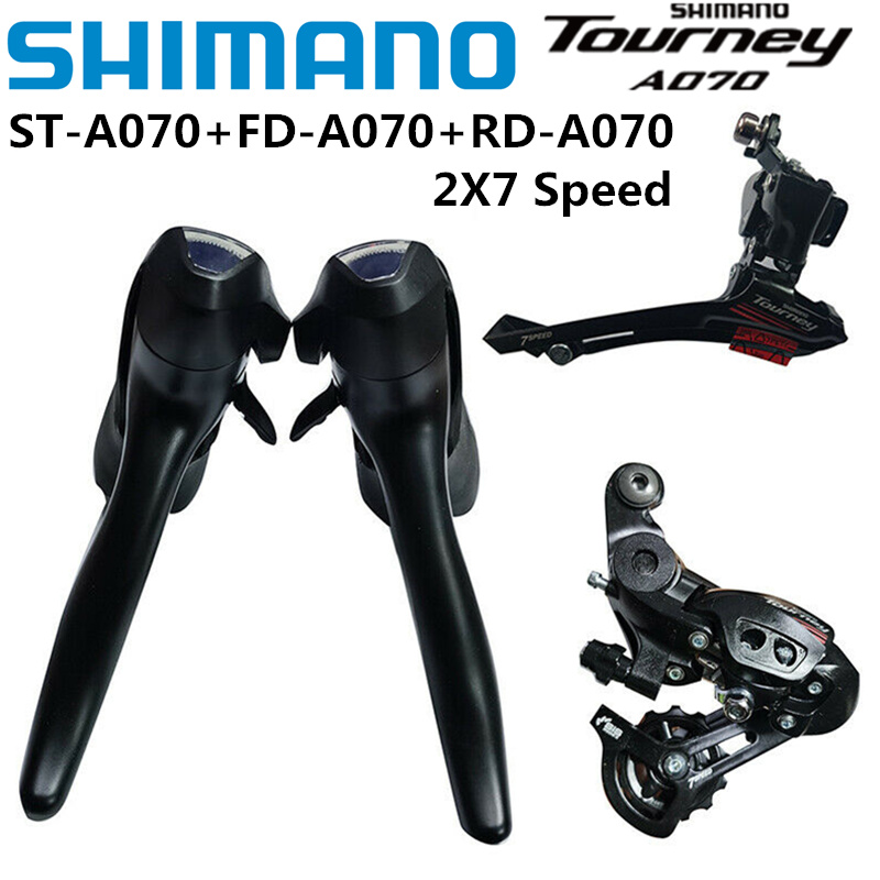 Cycling Gear Kit - SHIMANO TOURNEY A070 2x7 Speed Groupset