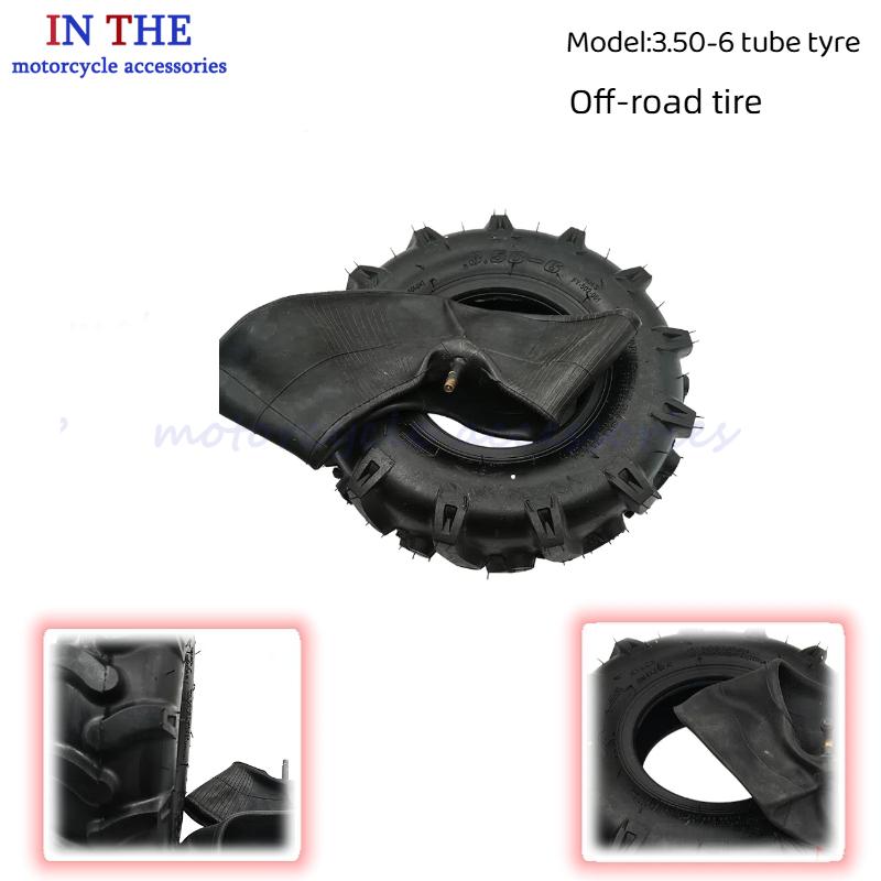 Road Bike Tire - Opona terenowa 3.50-6, dętka i opona
