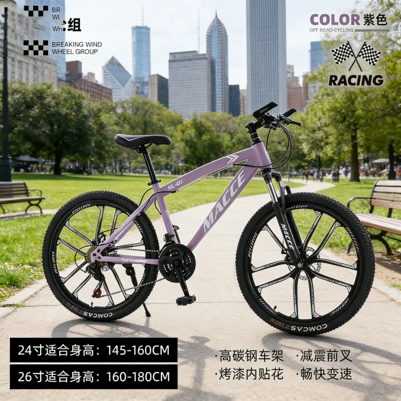 Fioletowy, wysokiej klasy rowe – Cycling Gear Inches recenzja i cena