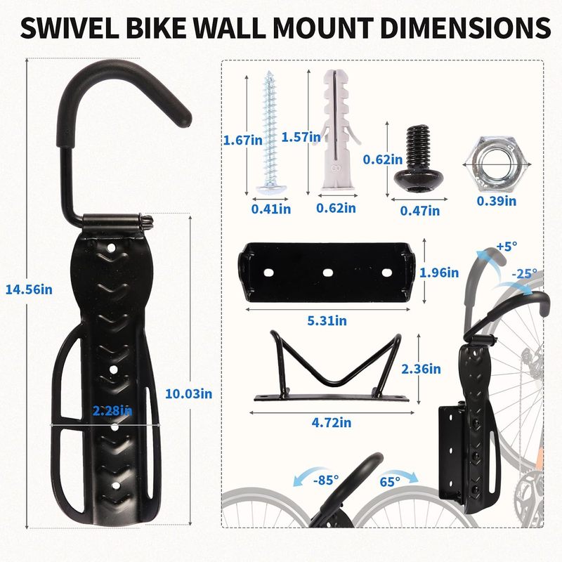 Obrotowy uchwyt ścienny na row – Cycling Gear Wall Hanger recenzja i cena