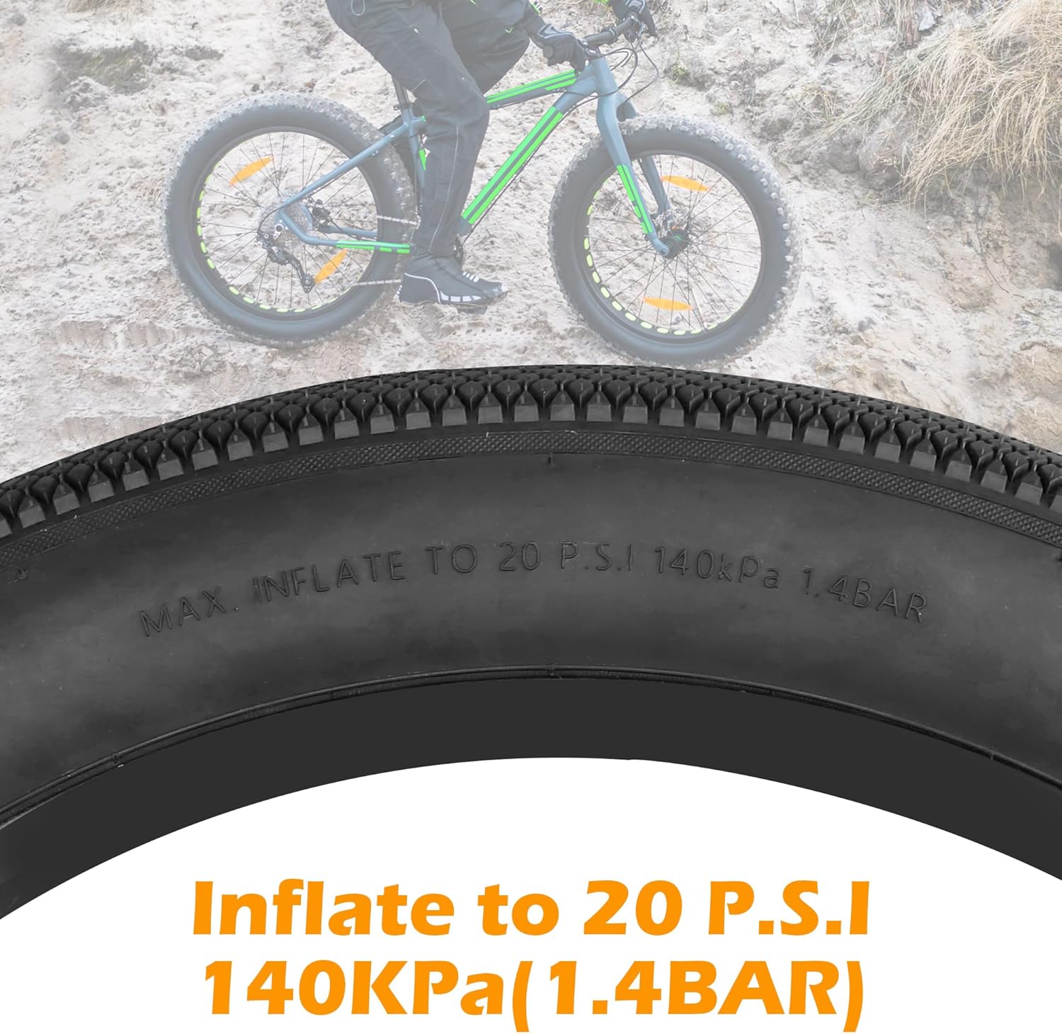 Opona rowerowa ZUKKA 24 X 4.0  – Road Bike Tire recenzja i cena