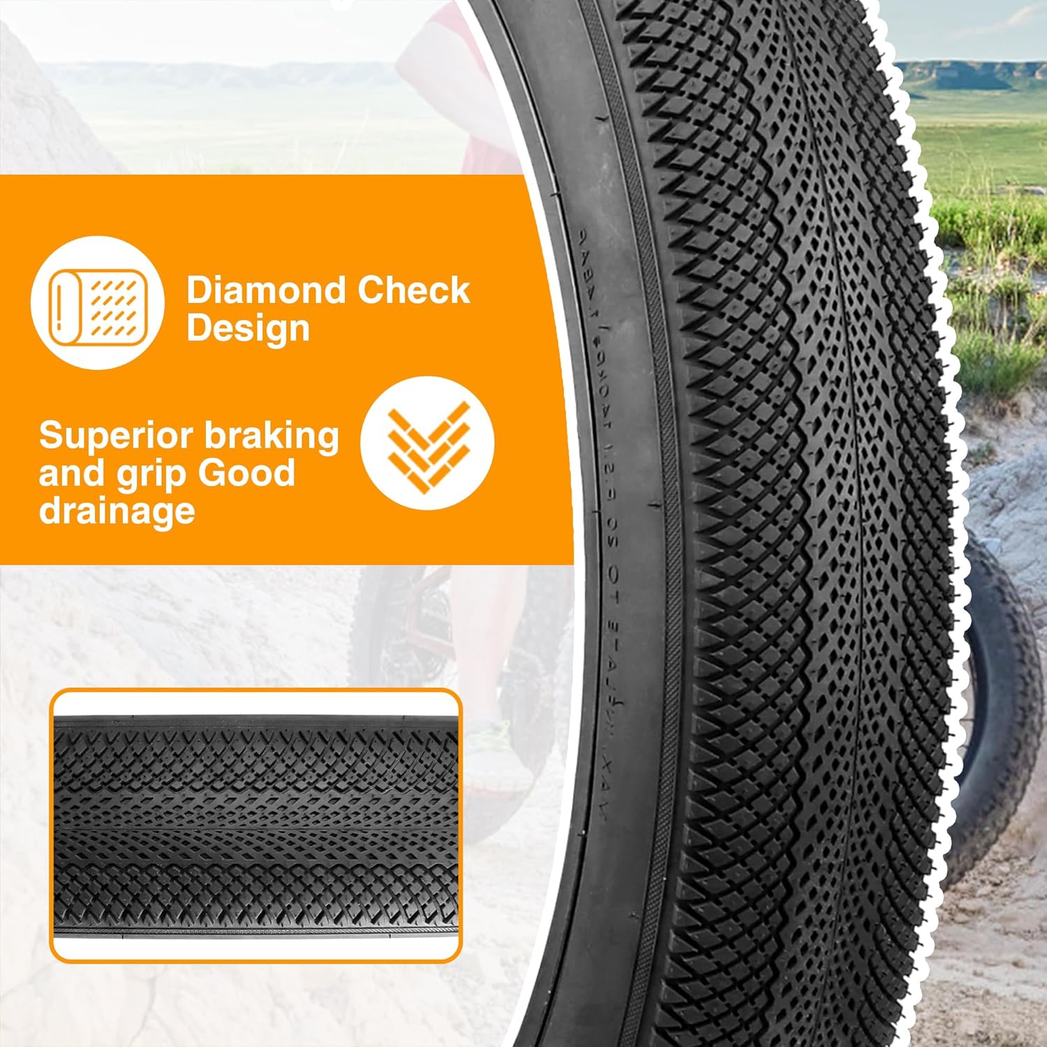 Opona rowerowa ZUKKA 24 X 4.0  – Road Bike Tire recenzja i cena