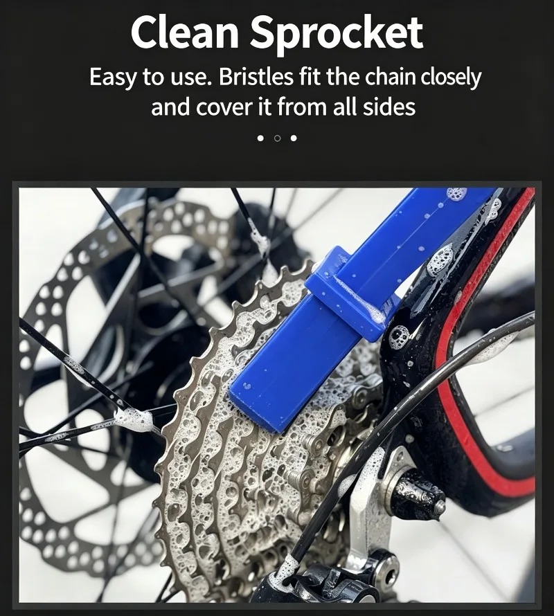 Przenośna szczotka do czyszcze – Cycling Gear Inches recenzja i cena